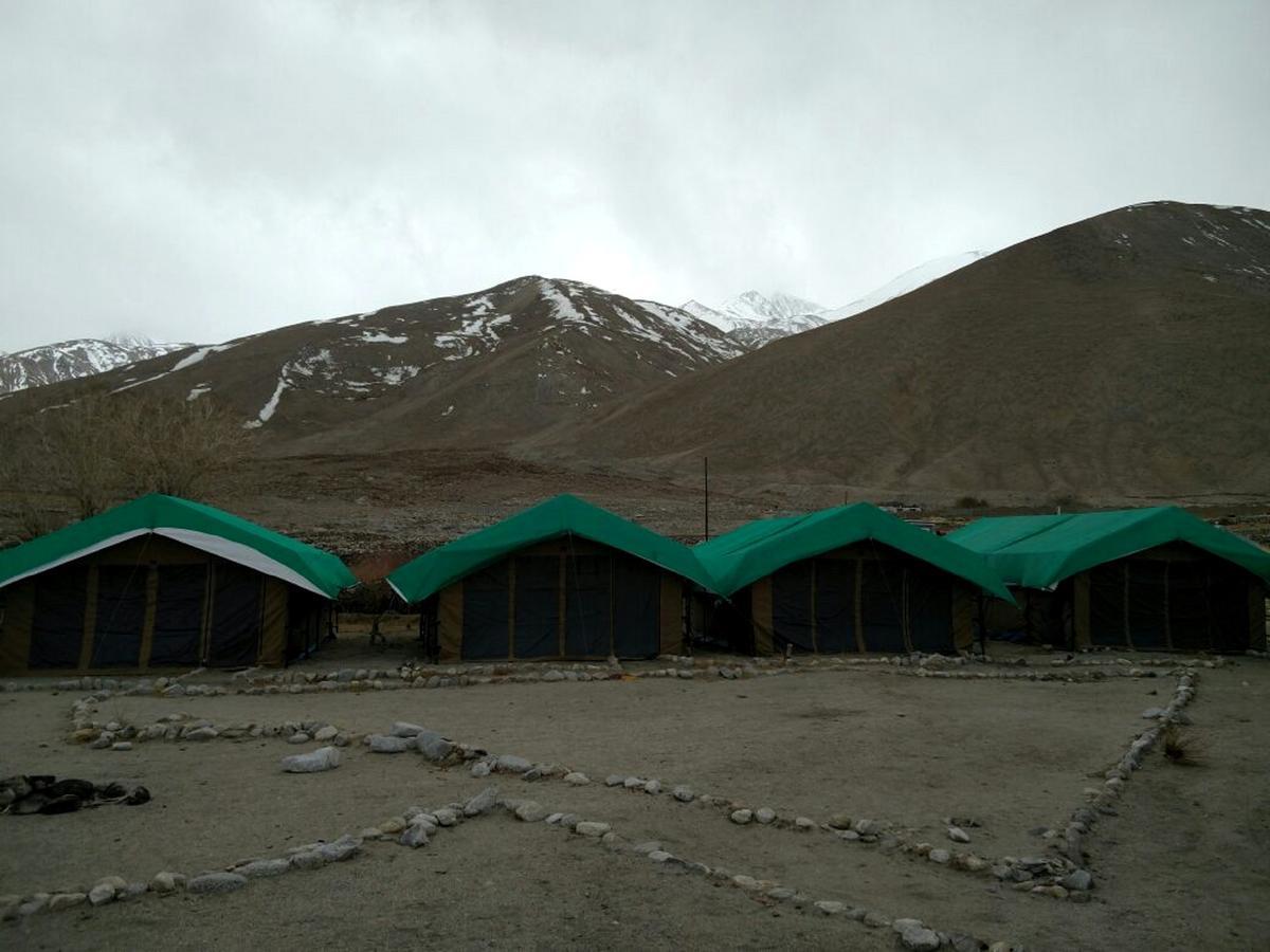 Pangong Delight Camps And Cottages Spangmik Buitenkant foto