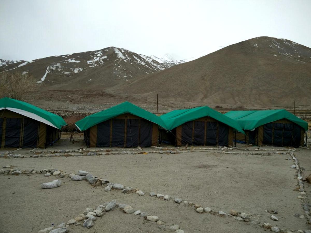 Pangong Delight Camps And Cottages Spangmik Buitenkant foto
